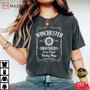 Supernatural Winchester Brothers Sam And Dean T Shirt 3