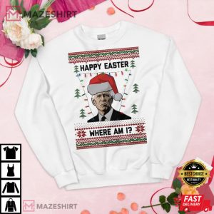 Happy Easter Joe Biden Christmas Unisex T Shirt 1