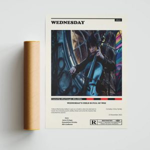 Wednesday TV Show Wednesday Addams Poster 1