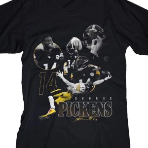 George Pickens Footballer For The Pittsburgh Steelers T shirt 2