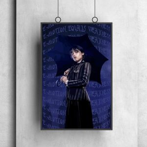 Wednesday Addams 2022 Inspired Poster 1