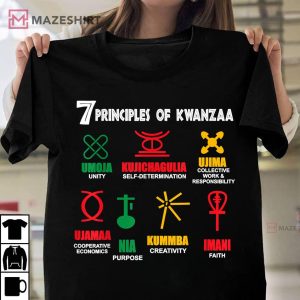 Sample 7 Principles Of Kwanzaa T Shirt 1