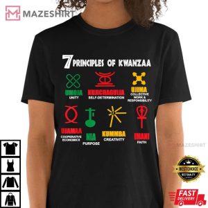 Sample 7 Principles Of Kwanzaa T Shirt 2