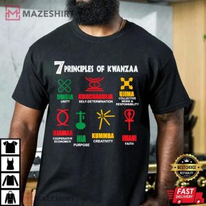 Sample 7 Principles Of Kwanzaa T Shirt 4