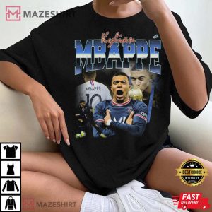 Kylian Mbappe At PSG Real Madrid Champions League T shirt 2