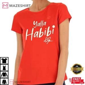 2022 World Cup Yalla Habibi Ons Jabeur T Shirt 2