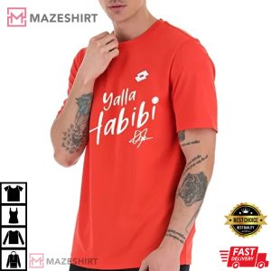 2022 World Cup Yalla Habibi Ons Jabeur T Shirt 3