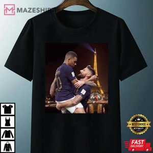 Kylian Mbappe Lionel Messi World Cup 2022 T Shirt 4