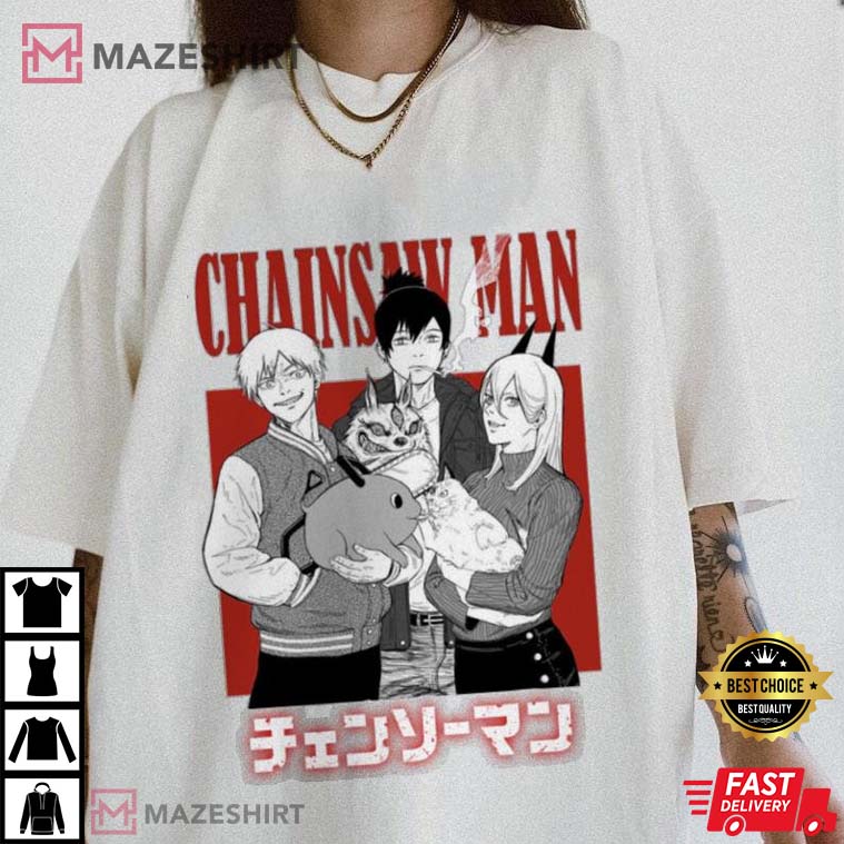 Chainsaw Man Shirt, Gift For Anime Lovers T-Shirt Chainsaw Man Shirt, Gift For Anime Lovers T-Shirt