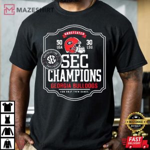 Georgia Bulldog Sec Championship 2022 T Shirt 2