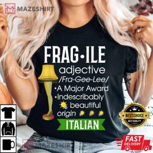 Leg Lamp Fragile Definition Funny T Shirt 3