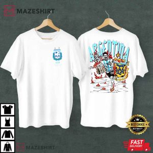 Sana Detroit x Lionel Messi Argentina T-Shirt #2