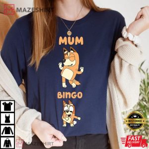 Bluey Pregnancy Announcement Bluey New Mom T Shirt 1