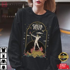 Greta Van Fleet Dreams In Gold Tour T Shirt 1