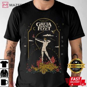 Greta Van Fleet Dreams In Gold Tour T Shirt 2