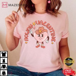 Howdy Valentine Western Valentines Day T Shirt 3