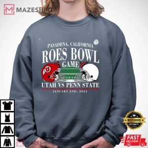 Penn State 2023 Rose Bowl Game Lions Vs Utah Utes T Shirt 1