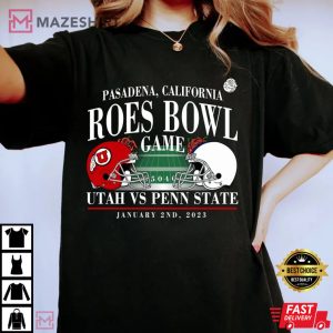 Penn State 2023 Rose Bowl Game Lions Vs Utah Utes T Shirt 4