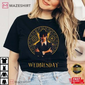 Wednesday Addams Jenna Ortega Verson 2022 T Shirt 1