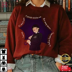 I Act As If I Dont Care Trendy Wednesday Addams T shirt 1