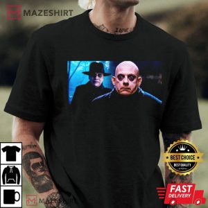 Uncle Fester In The Horror Series Wednesday 2022 T shirt 1