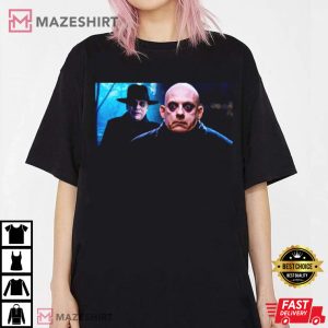 Uncle Fester In The Horror Series Wednesday 2022 T shirt 3
