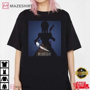 Wednesday Plays The Violin Limited Edition T shirt 2