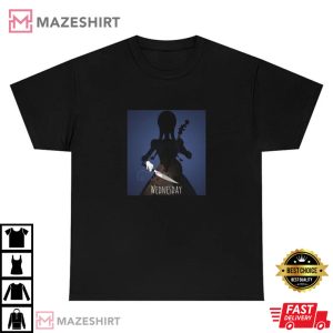 Wednesday Plays The Violin Limited Edition T shirt 4