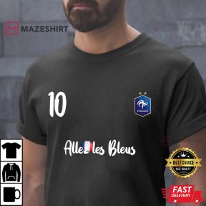 France Soccer Jersey Alles Les Bleus T Shirt 3