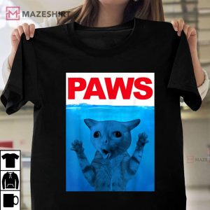 Paws Cat Funny Meme Unisex T Shirt 1