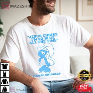 Phoebe Bridgers Blue Merch Unisex T Shirt 2