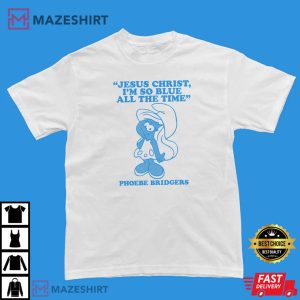 Phoebe Bridgers Blue Merch Unisex T Shirt 4