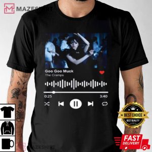 Wednesday Addams Dancing Goo Goo Muck T Shirt 4
