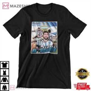 Lionel Messi Argentina World Cup 2022 T Shirt 2