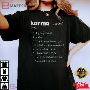 Karma Shirt Taylor Swift Midnights Album Comfort Colors T S