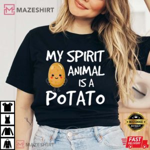My Spirit Animal Is A Potato T Shirt 5
