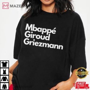 Mbappe Giroud Griezmann France Team World Cup 2022 T Shirt 1