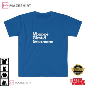 Mbappe Giroud Griezmann France Team World Cup 2022 T Shirt 2