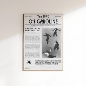 The 1975 Oh Caroline Being Funny in a Foreign Language Poster 4