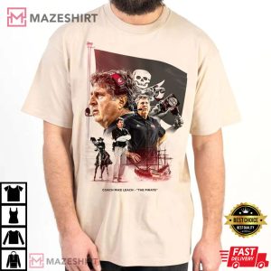 RIP Mike Leach Pirate 90s In Loving Memories T Shirt 1