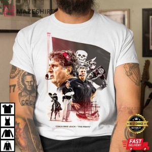 RIP Mike Leach Pirate 90s In Loving Memories T Shirt 3