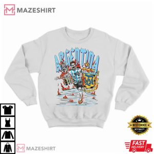 Sana Detroit x Lionel Messi Argentina T Shirt 1