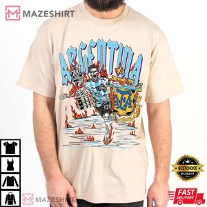 Sana Detroit x Lionel Messi Argentina T Shirt 2
