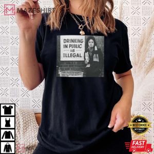 Billy Joel Drinking In Public Is Illegal T Shirt 2