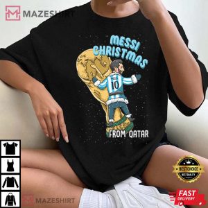 Messi Christmas From Qatar Unisex T Shirt 1