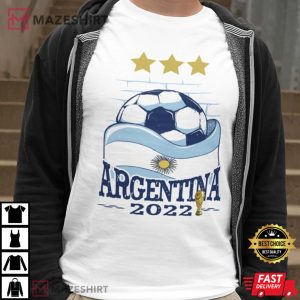 Argentina World Cup 2022 Champions T Shirt 3