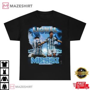 Lionel Messi Argentina Vintage T Shirt 4
