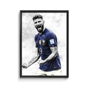 Olivier Giroud France World Cup 2022 Poster 1