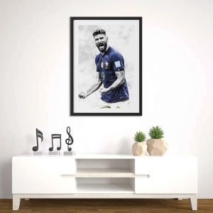 Olivier Giroud France World Cup 2022 Poster 2