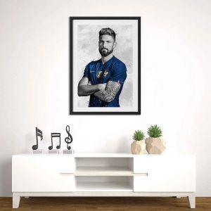 Olivier Giroud France World Cup 2022 Poster 2 1